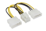   ATX PL6 / Molex 2x 4-pin Mole