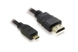  HDMI High speed v1.4 with Ethernet HDMI 19M/micro HDMI 19M