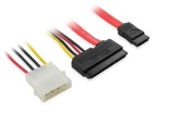 Комплект кабелей SATA II 22pin (15pin+7pin) > Molex 4pin/SATA II 7pin