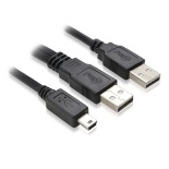 Кабель USB 2.0 mini USB 5pin M/AM/AM