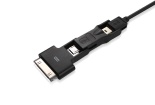 Кабель 3 в 1 Apple USB 2.0 AМ > Dock 30M/micro USB M/ mini USB 5pinM