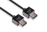 Кабель HDMI High speed v1.4 with Ethernet 19M/19M, 36AWG, ультратонкий, мелаллические соединители