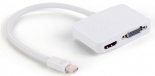Адаптер-переходник Apple mini DisplayPort 20M > HDMI 19F/VGA 15F