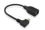 Адаптер переходник OTG USB 2.0 mini USB/USB AF угловой