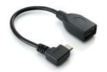 Адаптер переходник OTG USB 2.0 micro USB 5pin/USB AF угловой