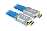 Кабель HDMI High speed v1.4 with Ethernet 19M/19M, плоский