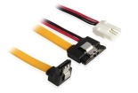 Комплект кабелей Slim SATA 13pin > SATAII 7pin угловой/Molex ,4pin