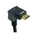 Кабель HDMI High speed v1.4 with Ethernet 19M/19M, соединители поворотные 180 градусов